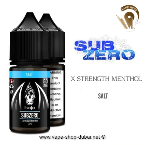 Halo Subzero Menthol - 30ml SaltNic - Vape Here Store