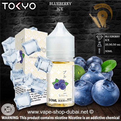 TOKYO ICED BLUEBERRY SALTNIC 30ML- CLASSIC SERIES - Vape Here Store