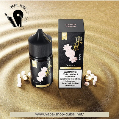 TOKYO CANDY CRUSH SALTNIC 30ML- GOLDEN SERIES - Vape Here Store