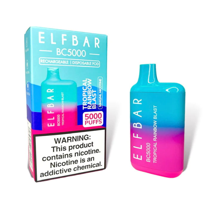 ELF Bar BC5000 Puffs Disposable Pod Device (20mg & 50mg)