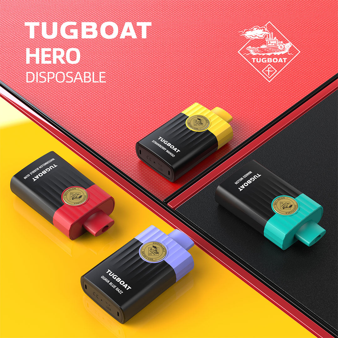 TUGBOAT HERO 8000 PUFFS DISPOSABLE VAPE - Vape Here Store