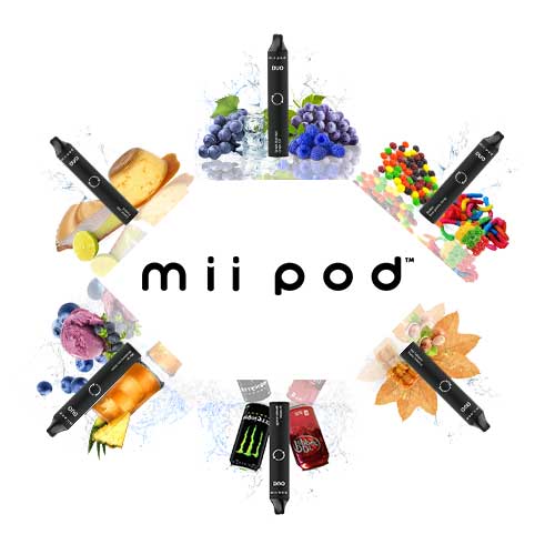 Mii Pod DUO Disposable Pods - (1500 Puffs) - Vape Here Store