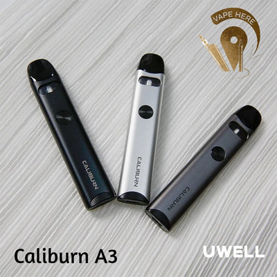 Uwell CALIBURN A3 15W Pod System - Vape Here Store