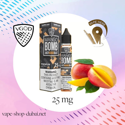 VGOD Mango Bomb Salt Nic - 30ml - Vape Here Store