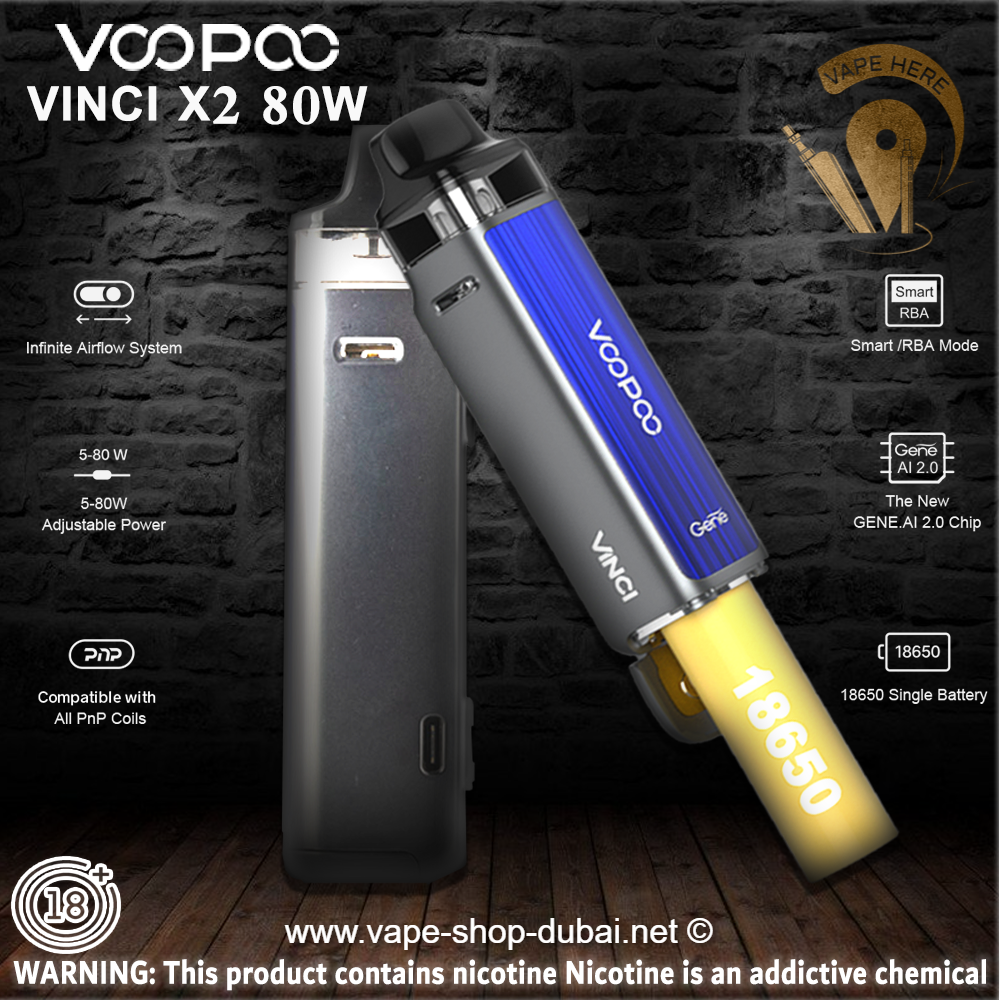 VOOPOO VINCI X 2 Pod Kit 6.5ml - Vape Here Store