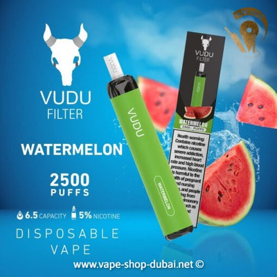 VUDU FILTER DISPOSABLE 2500 PUFFS (50MG) - Vape Here Store