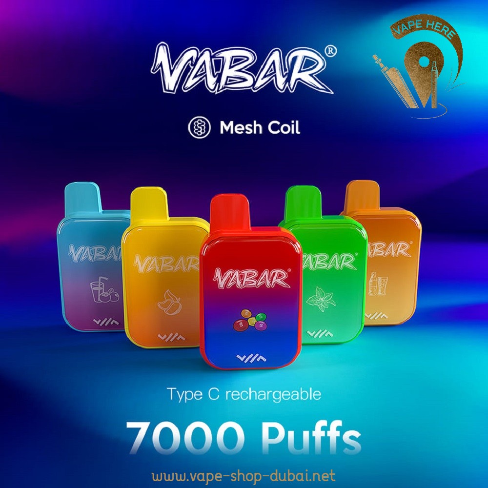 Vabar Supra 7000 Puffs Disposable Pods - Vape Here Store