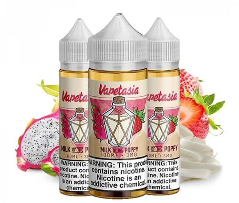 Milk of the Poppy E liquid by Vapetasia - Vape Here Store