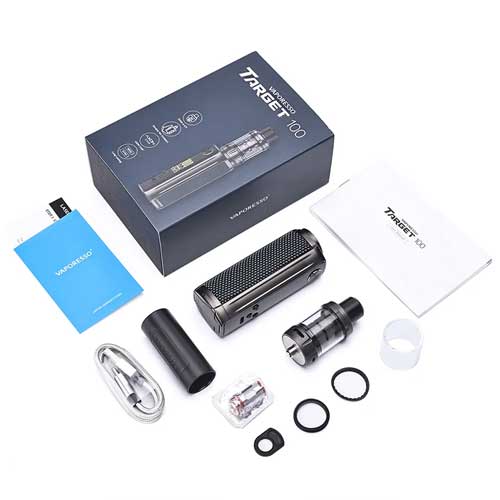 VAPORESSO TARGET 100 VAPE KIT WITH 5ML iTANK - Vape Here Store