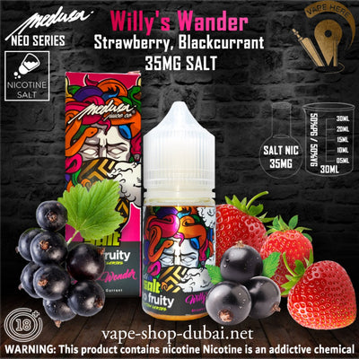 MEDUSA JUICE WILLY'S WANDER NEO SALTNIC 30ML - FRUITY SERIES - Vape Here Store