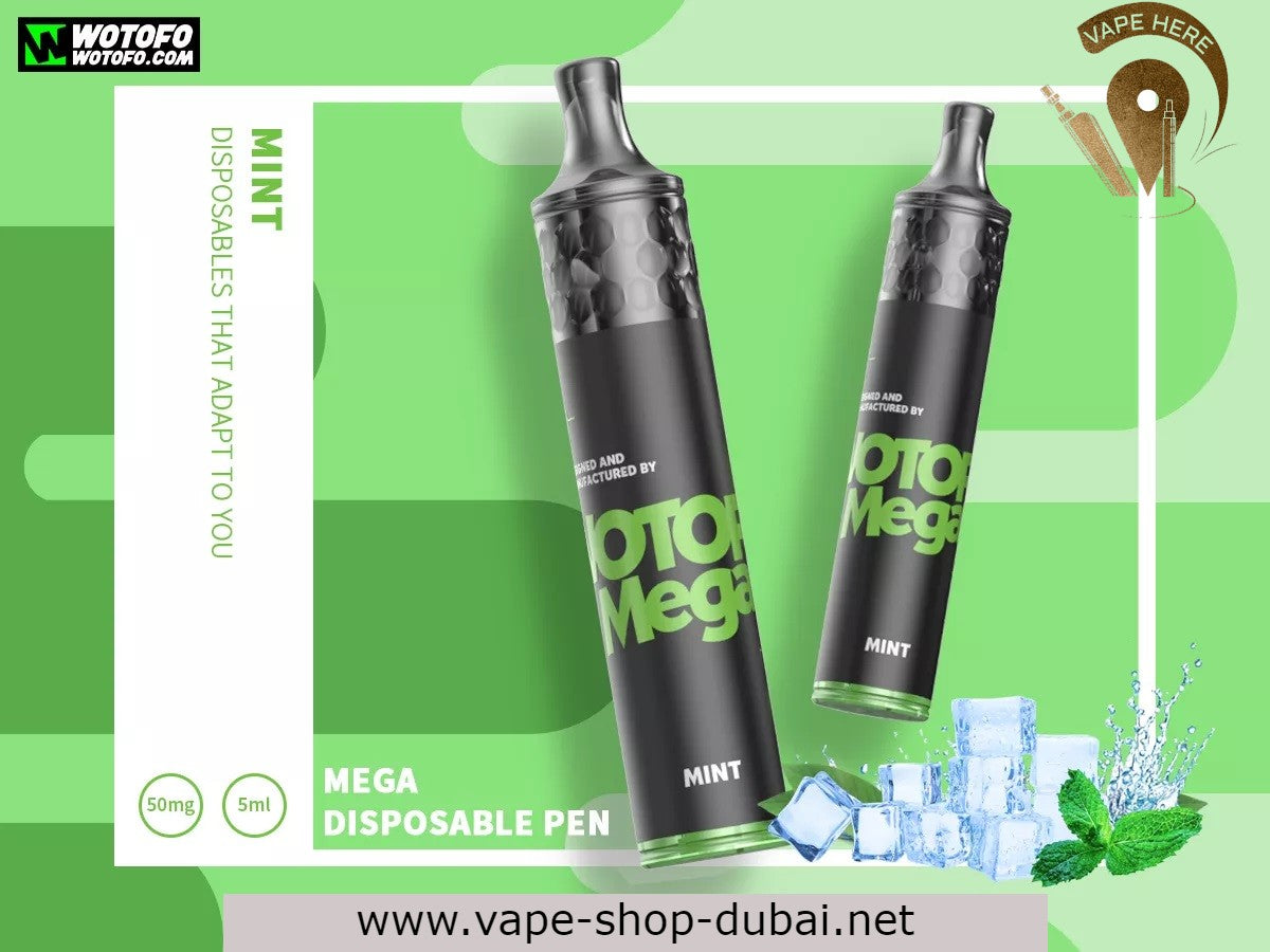 WOTOFO Mega Disposable 1500 Puffs-50mg - Vape Here Store