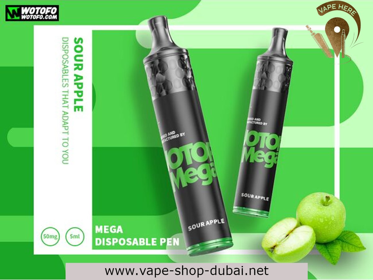 WOTOFO Mega Disposable 1500 Puffs-50mg - Vape Here Store