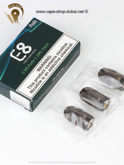 Vapeants E8 Replacement Pods – 3 pcs - Vape Here Store