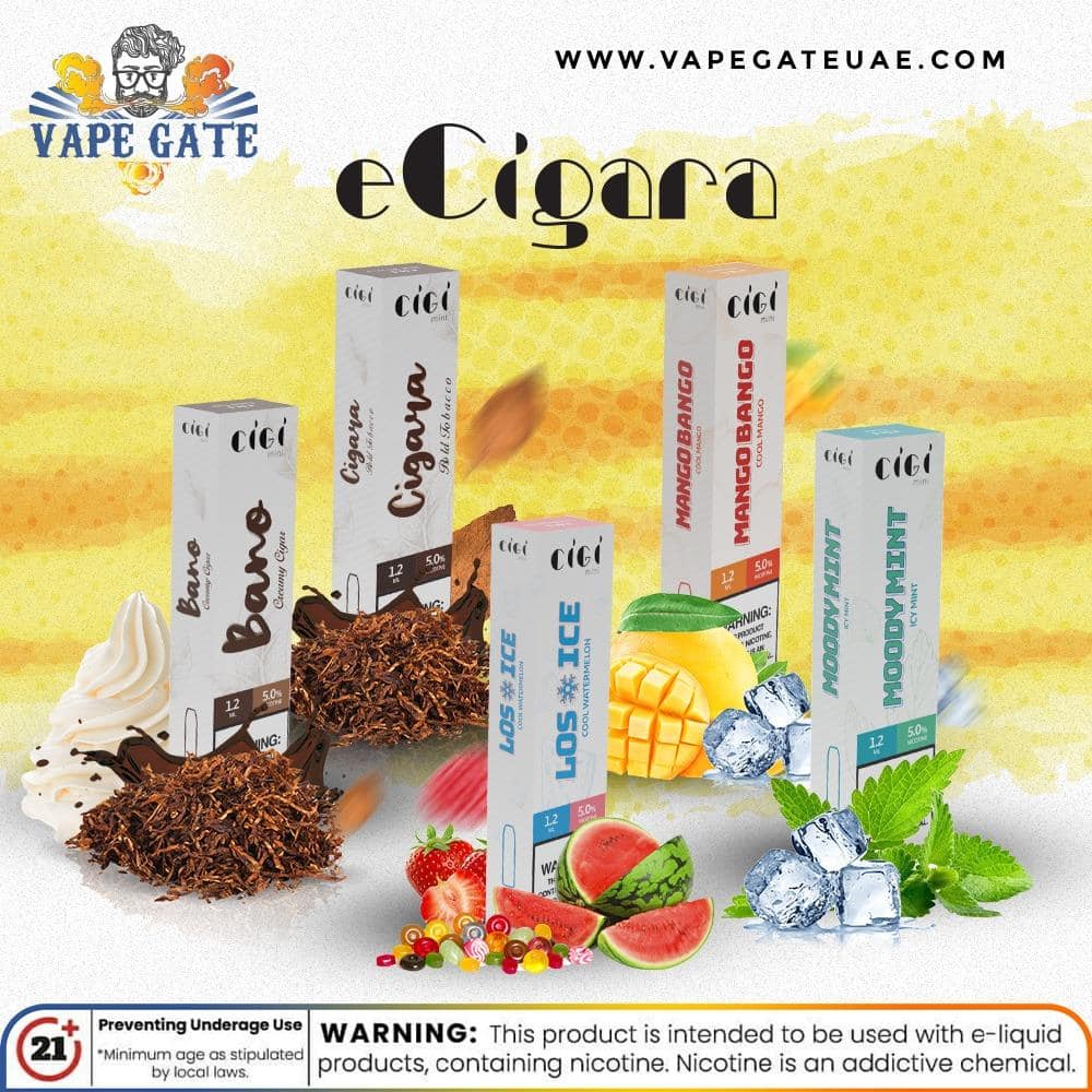 ECIGARA CIGI MINI DISPOSABLE POD - 50mg - Vape Here Store