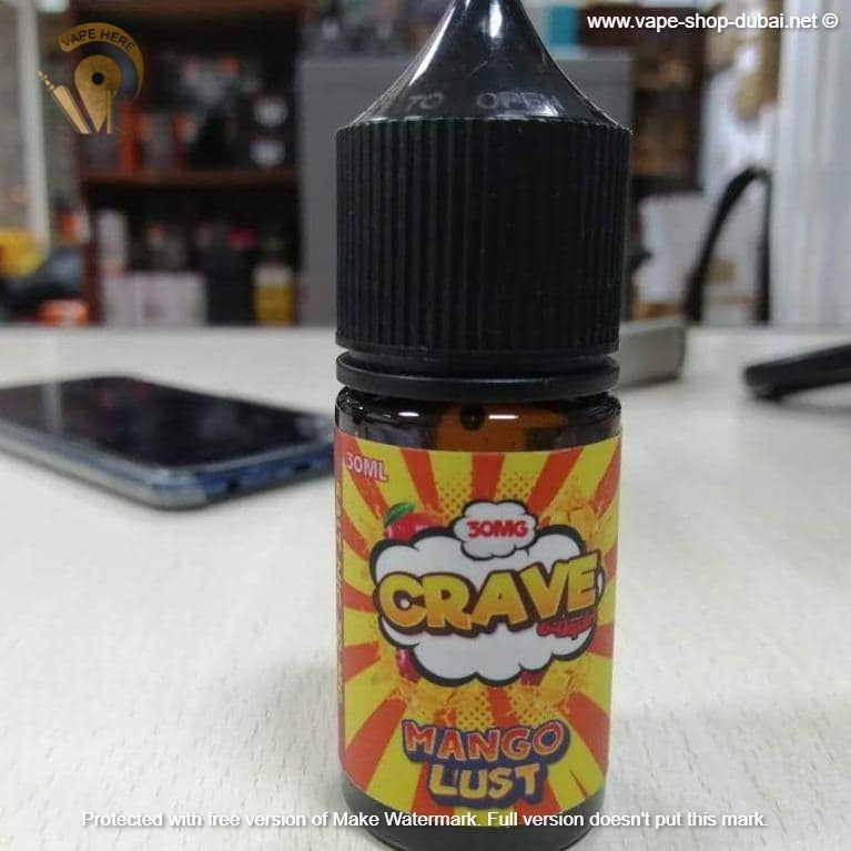 Crave Mangolust 30ml Saltnic - Vape Here Store