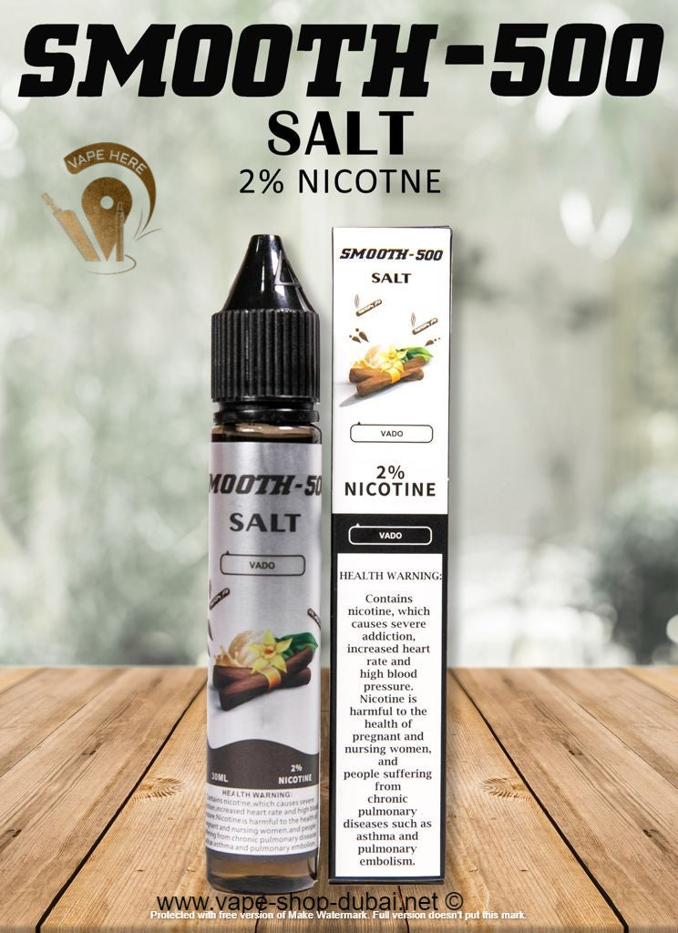 Smooth 500 Salt - VADO 30ml - Vape Here Store