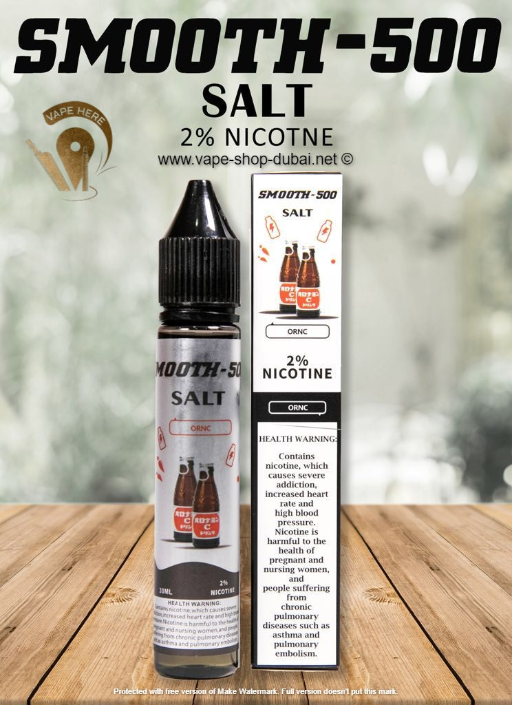 Smooth 500 Salt - ORNC 30ml - Vape Here Store