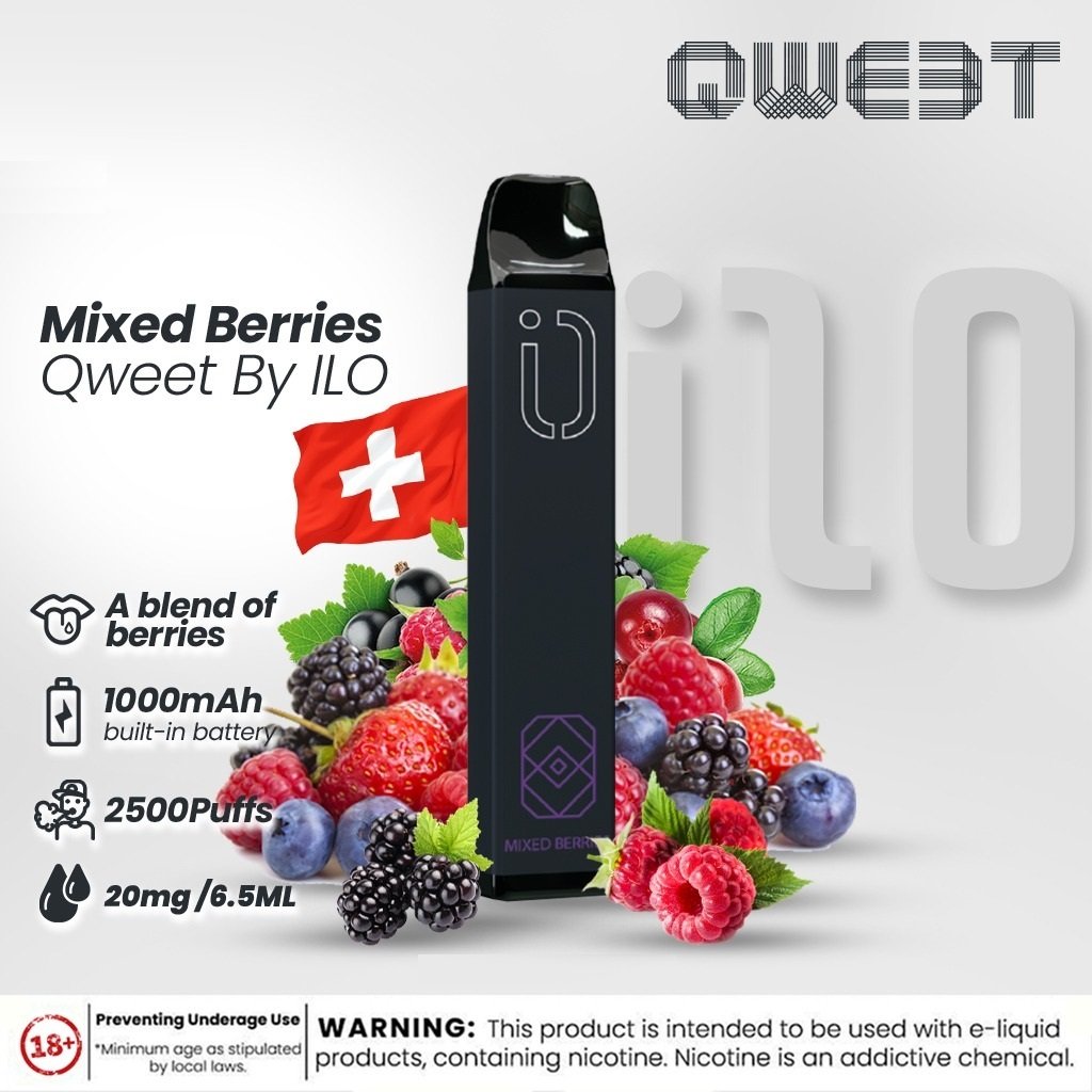 QWEET MESH DISPOSABLE 2500 PUFFS - Vape Here Store