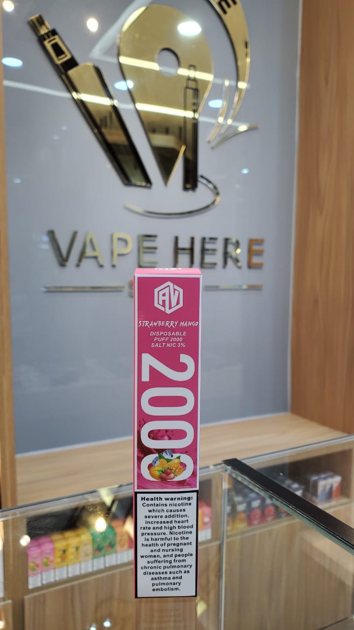 Aphrodite XL Vapor Disposable Pod (30 & 50mg) - 2000 Puffs - Vape Here Store