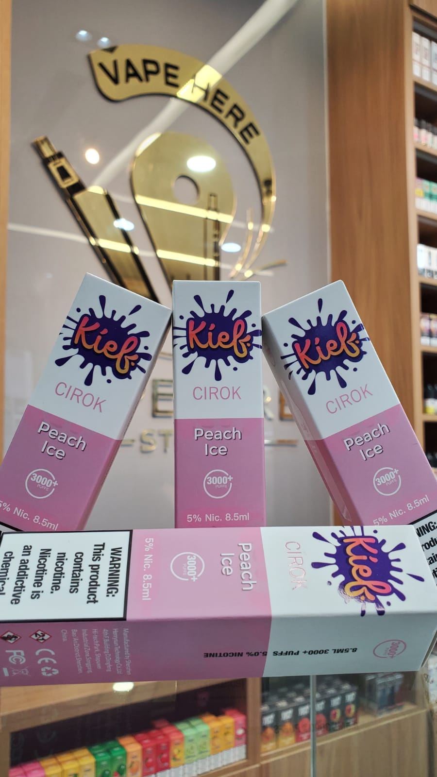 Keif Cirok Disposable pods 3000 Puffs (20 MG & 50MG) - Vape Here Store