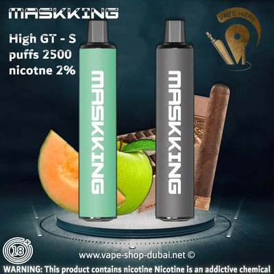 Maskking High GT-S Disposable Vape 2500 Puffs - Vape Here Store