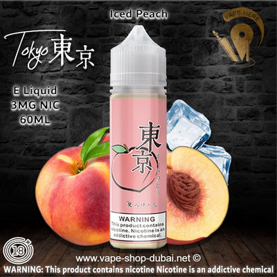 TOKYO PEACH E LIQUID 60ML- CLASSIC SERIES - Vape Here Store