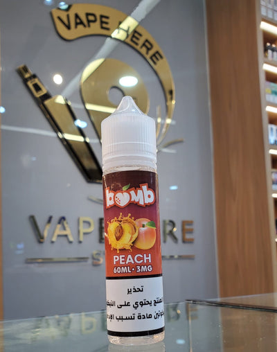 Peach 60ml Eliquid by Bomb - Vape Here Store