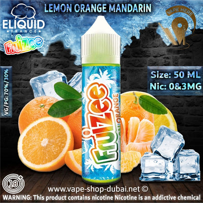 LEMON ORANGE MANDARIN - ELIQUID FRANCE - Vape Here Store