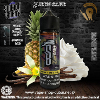 QUEEN CAKE - SUICIDE BUNNY 60ML E-LIQUID - Vape Here Store