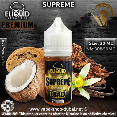 SUPREME - ELIQUID FRANCE 30ml SALT - Vape Here Store