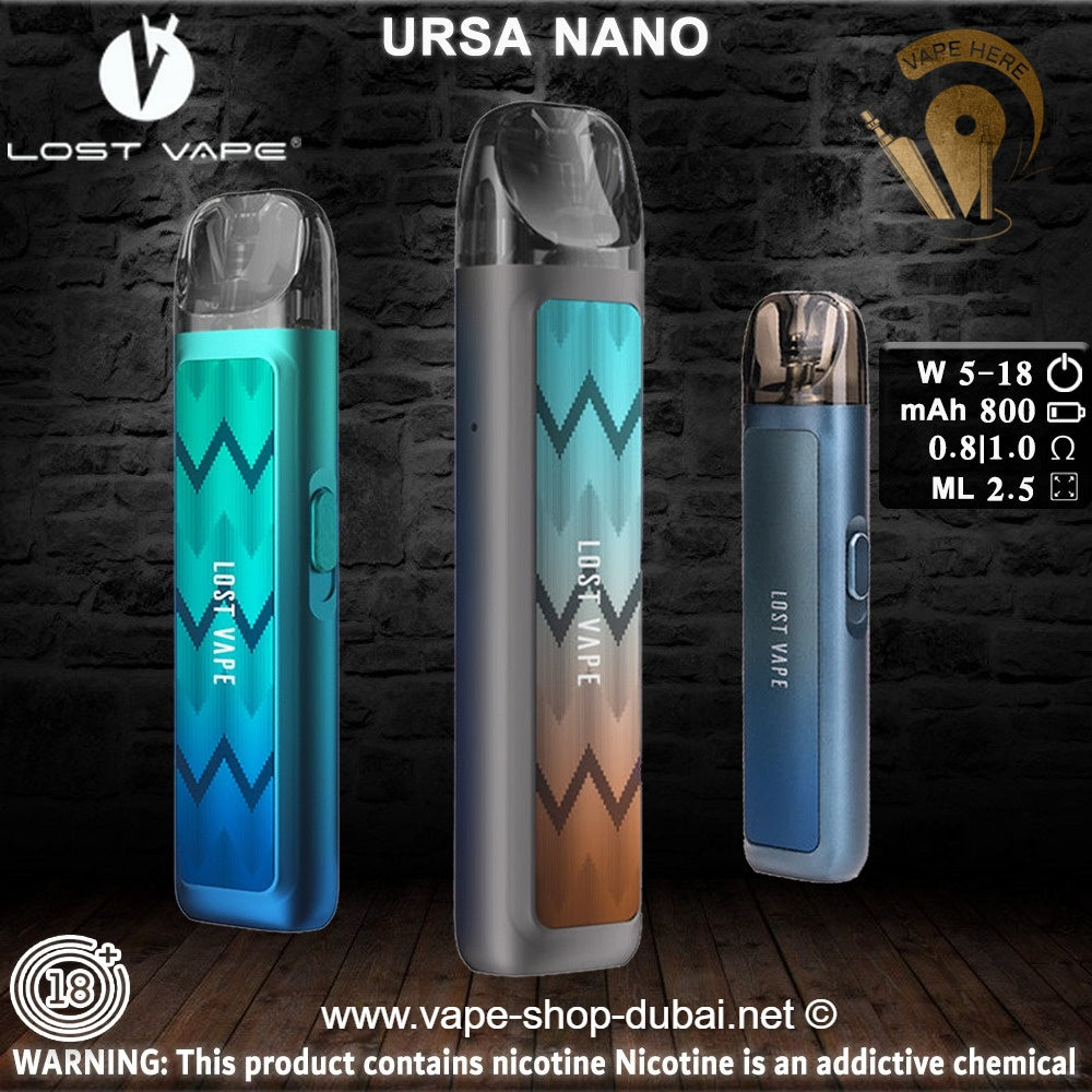 LOST VAPE - URSA NANO POD KIT 800mAh - Vape Here Store