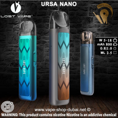 LOST VAPE - URSA NANO POD KIT 800mAh - Vape Here Store