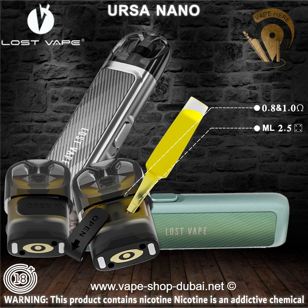 LOST VAPE - URSA NANO POD KIT 800mAh - Vape Here Store