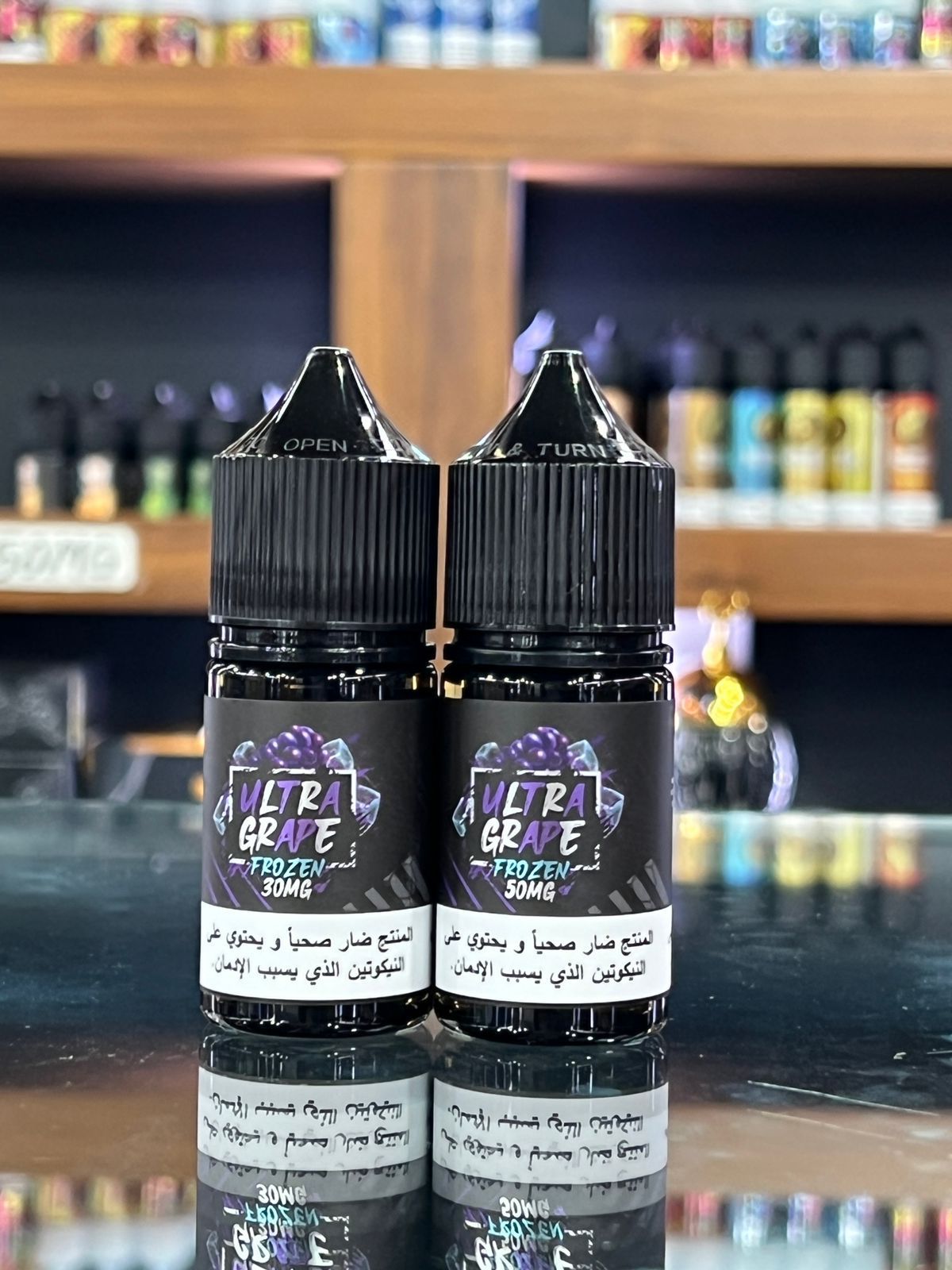 Sam Vapes Ultra Grape Frozen 30ml Saltnic - Vape Here Store
