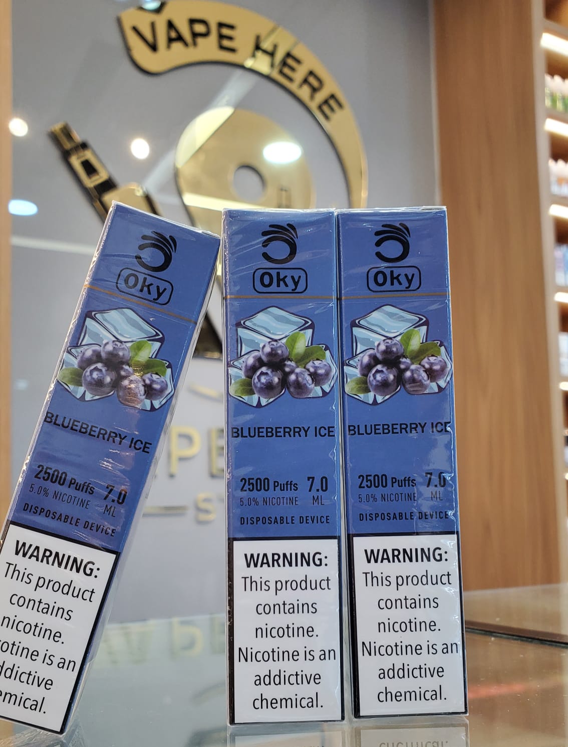 OKY DISPOSABLE VAPE PEN 2500 PUFFS 1200MAH