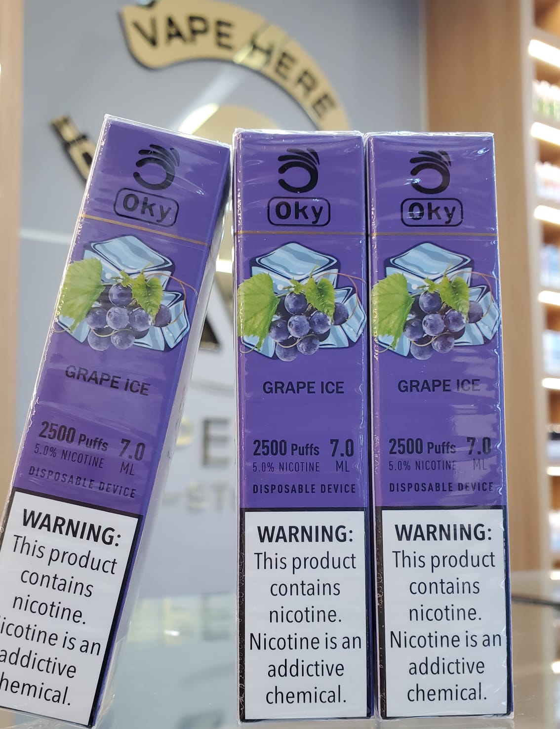 OKY DISPOSABLE VAPE PEN 2500 PUFFS 1200MAH - Vape Here Store