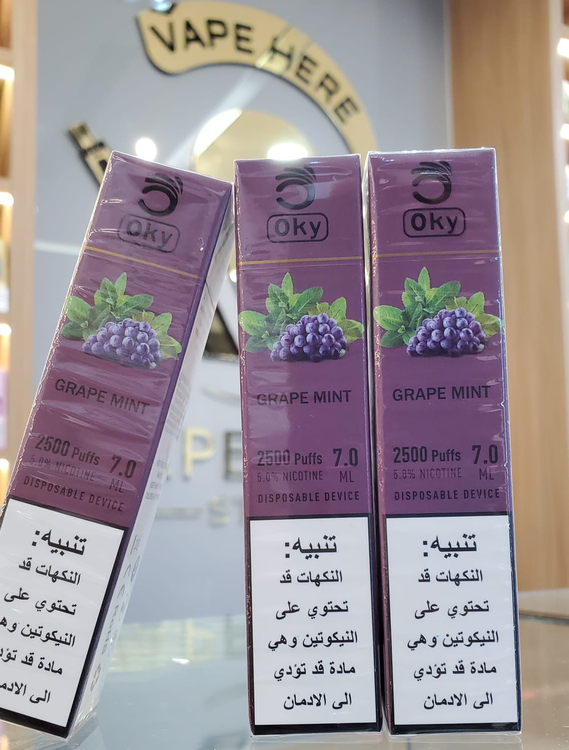 OKY DISPOSABLE VAPE PEN 2500 PUFFS 1200MAH - Vape Here Store