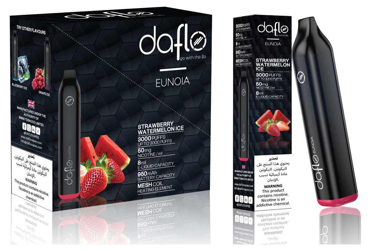 DAFLO Disposable 3000 Puffs 50mg - Vape Here Store