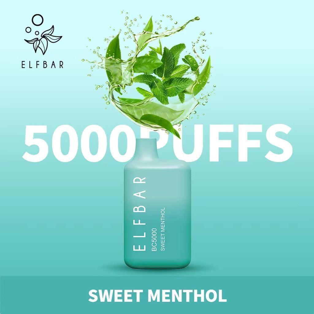 ELF Bar BC5000 Puffs Disposable Pod Device (20mg & 50mg)