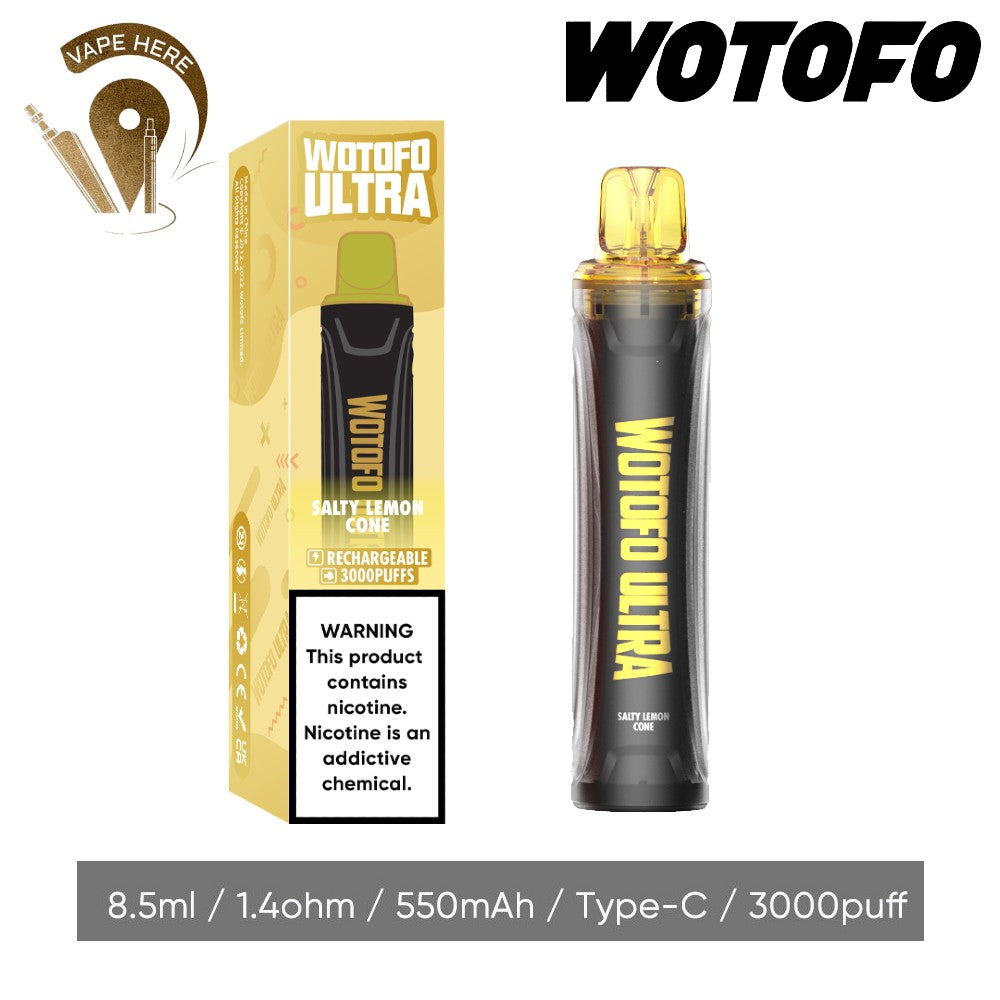 WOTOFO Ultra Disposable 3000 Puffs-20mg