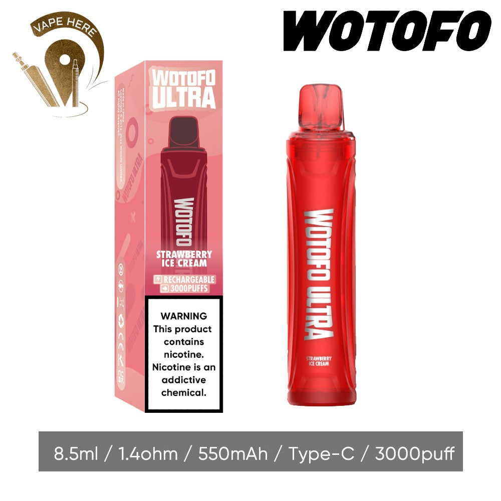 WOTOFO Ultra Disposable 3000 Puffs-20mg