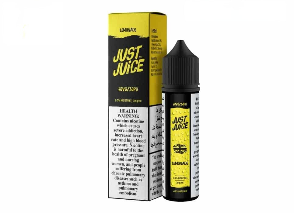 Lemonade 50ml E liquid by Just Juice - Vape Here Store