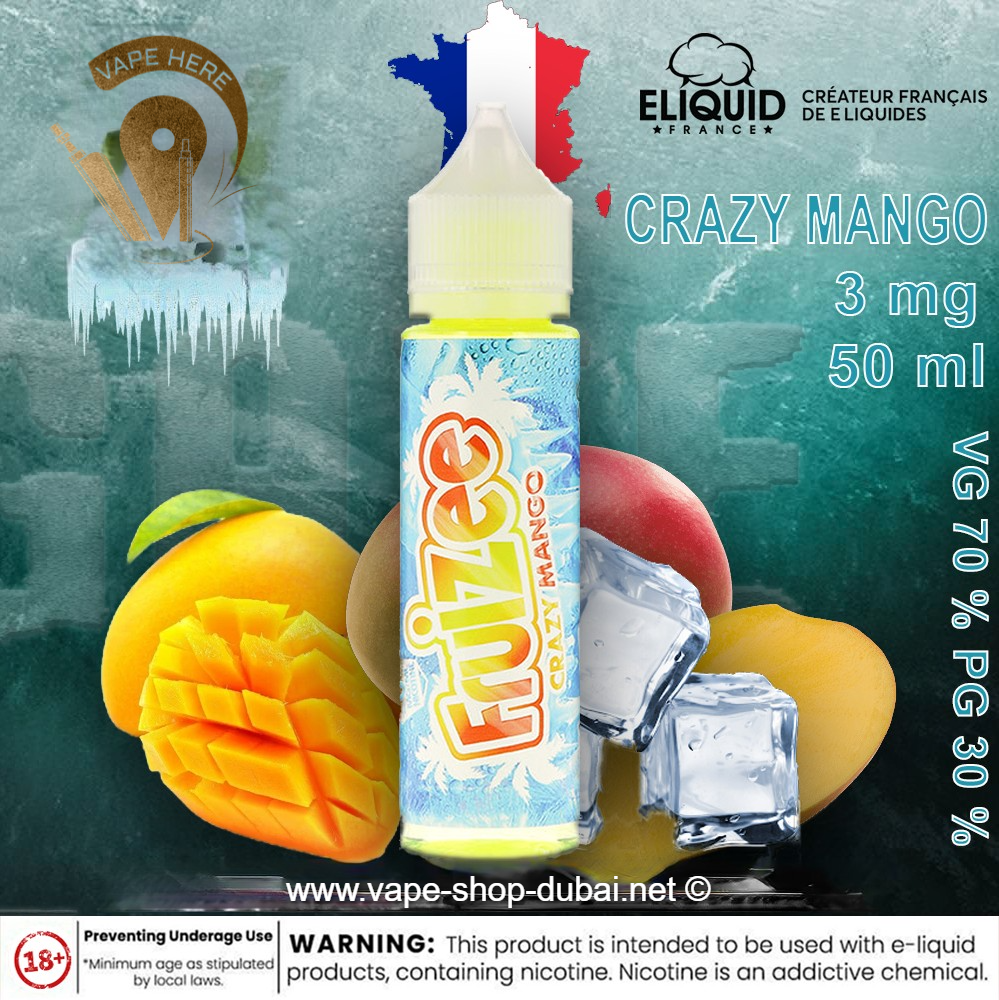 CRAZY MANGO - ELIQUID FRANCE - Vape Here Store