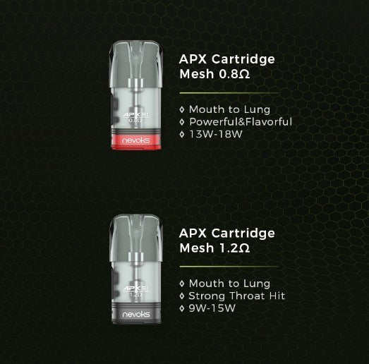 Nevoks APX S1 Cartridge 2ml 3PCS | Vape Near Me | Vape Dubai Fast Delivery  | Vape Here Store