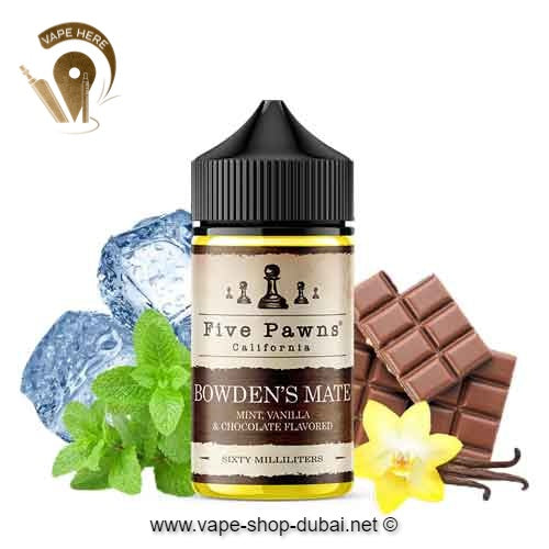 Bowden's Mate - 60ml E liquid by Five Pawns California - Vape Here Store