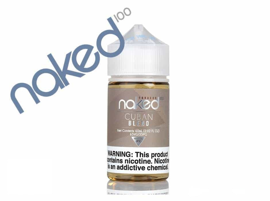 Naked 100 - Cuban Blend 60ml / 50ml - Vape Here Store
