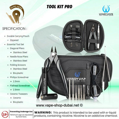 VANDY VAPE - TOOL KIT PRO - Vape Here Store