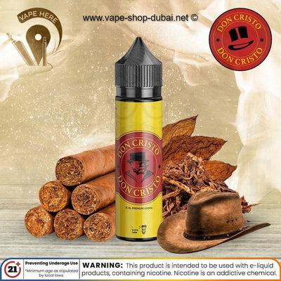 Don Cristo Original 60ml E juice by PGVG - Vape Here Store