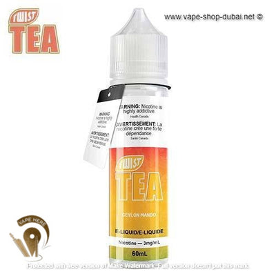 Mango Ceylon Tea 50ml Ejuice by Twist Tea PGVG - Vape Here Store