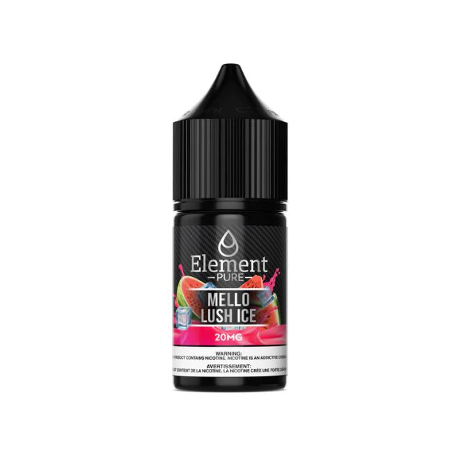 ELEMENT PURE - MELLO LUSH ICE SALTNIC 30ML - Vape Here Store